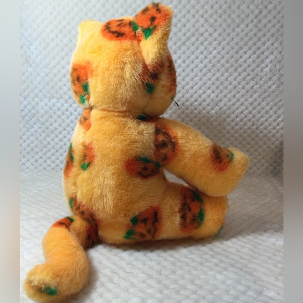 Build A Bear 2008 OG Pumpkin Kitty Plush Cat Stuffed Animal Toy 🎃 🐈‍⬛ READ - Picture 10 of 15